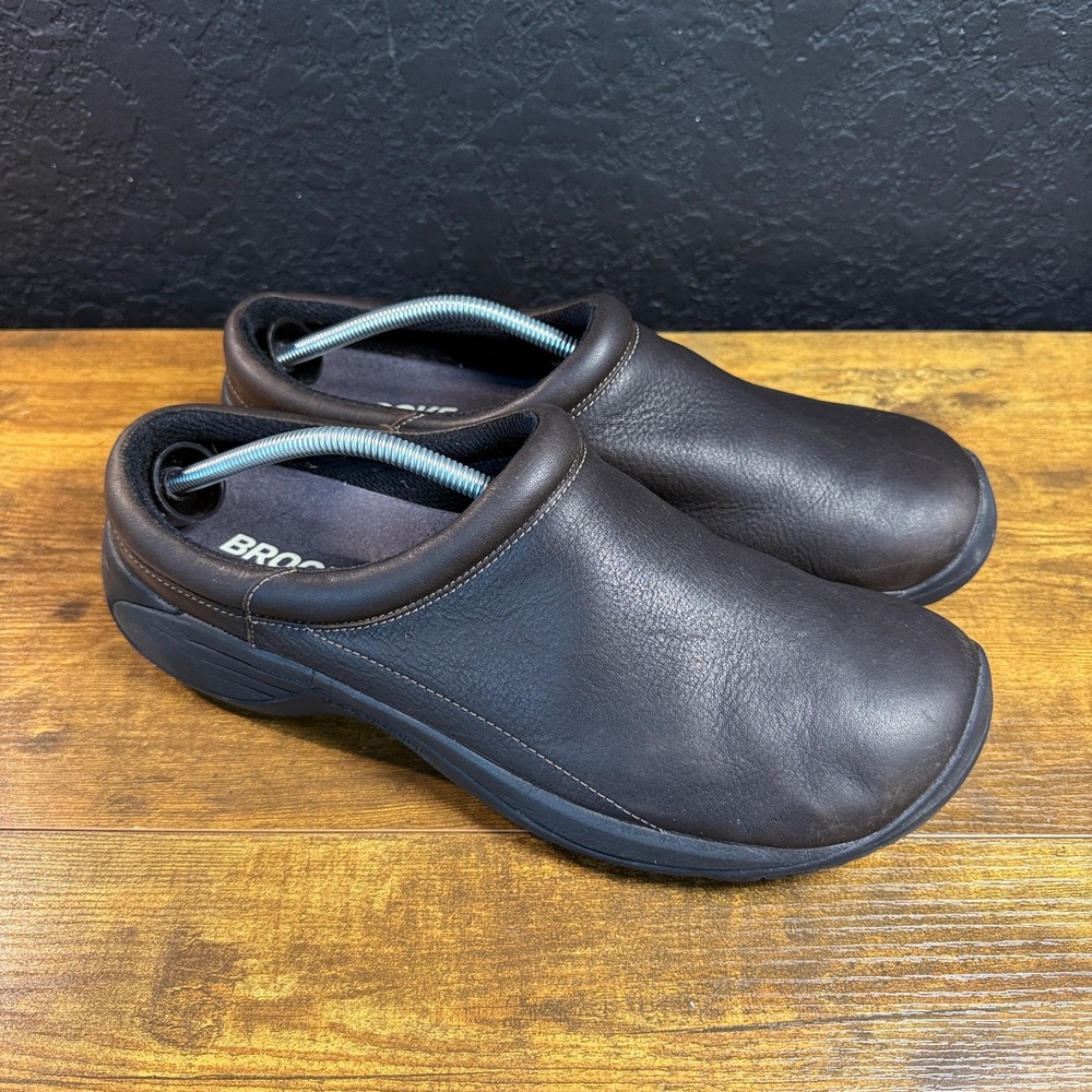 Merrell Encore Gust 2 J002093 Espresso Brown Leather Clogs Mens Size 13